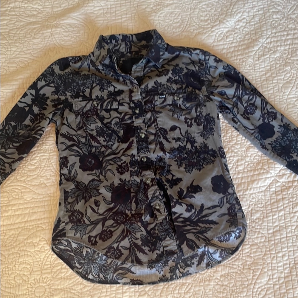 Hurley Floral Button-Up Shirt